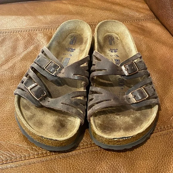 Birkenstock | Shoes | Birkenstock Granada Brown Leather Soft